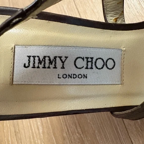 Jimmy Choo Brown and Tan Women's Sandals - Picture 3 of 7